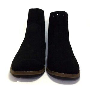 Cole Haan Womens 6B Jayne Suede  Black Laser Cut Booties New NO BOX